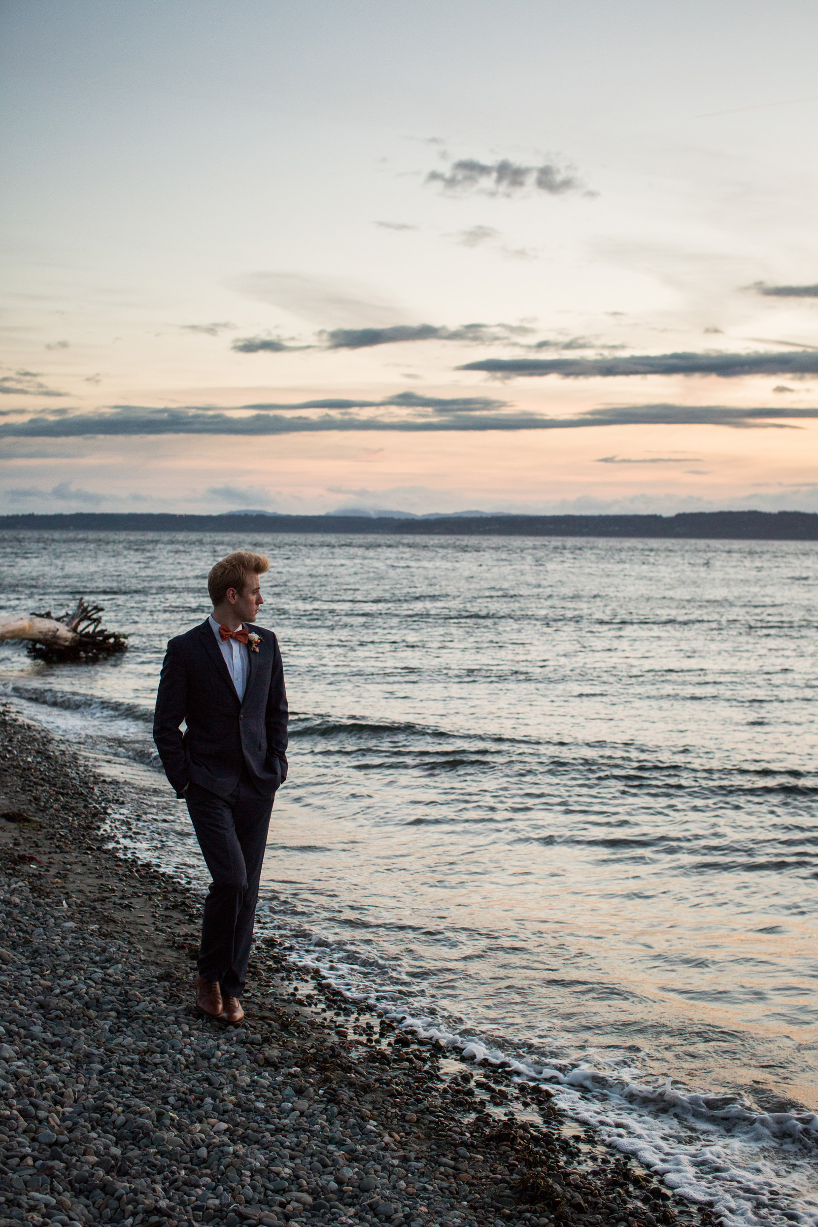Golden Gardens Beach Elopement